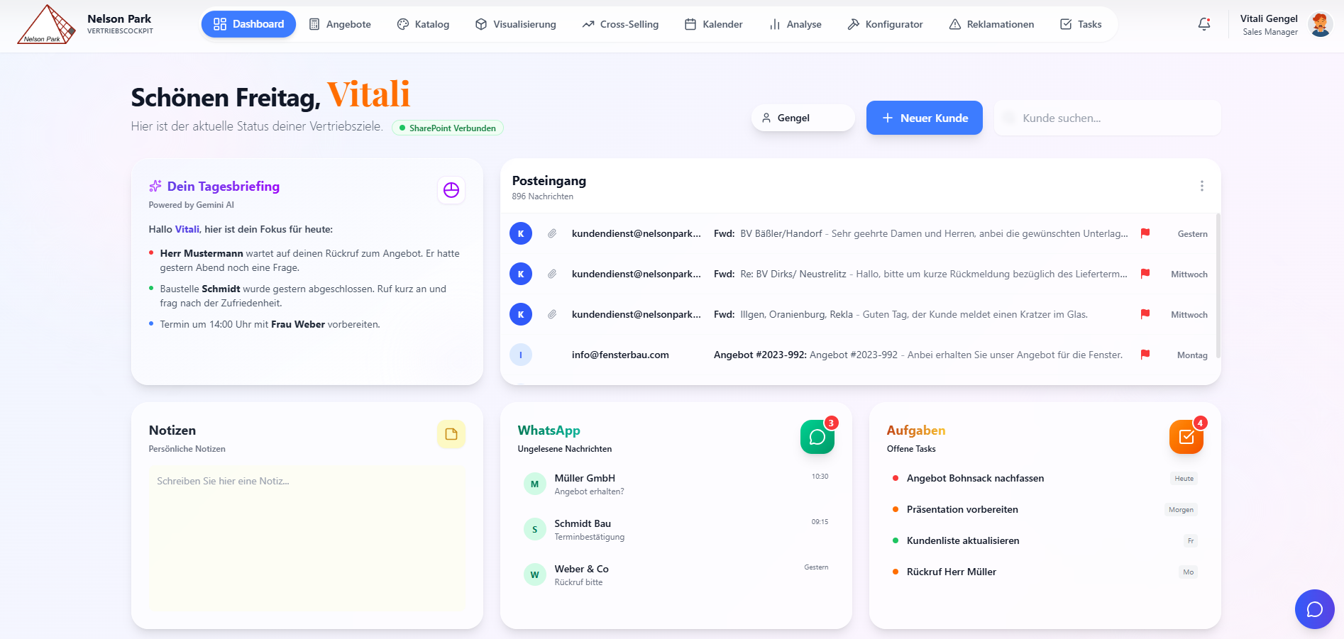 Dashboard Screenshot 1